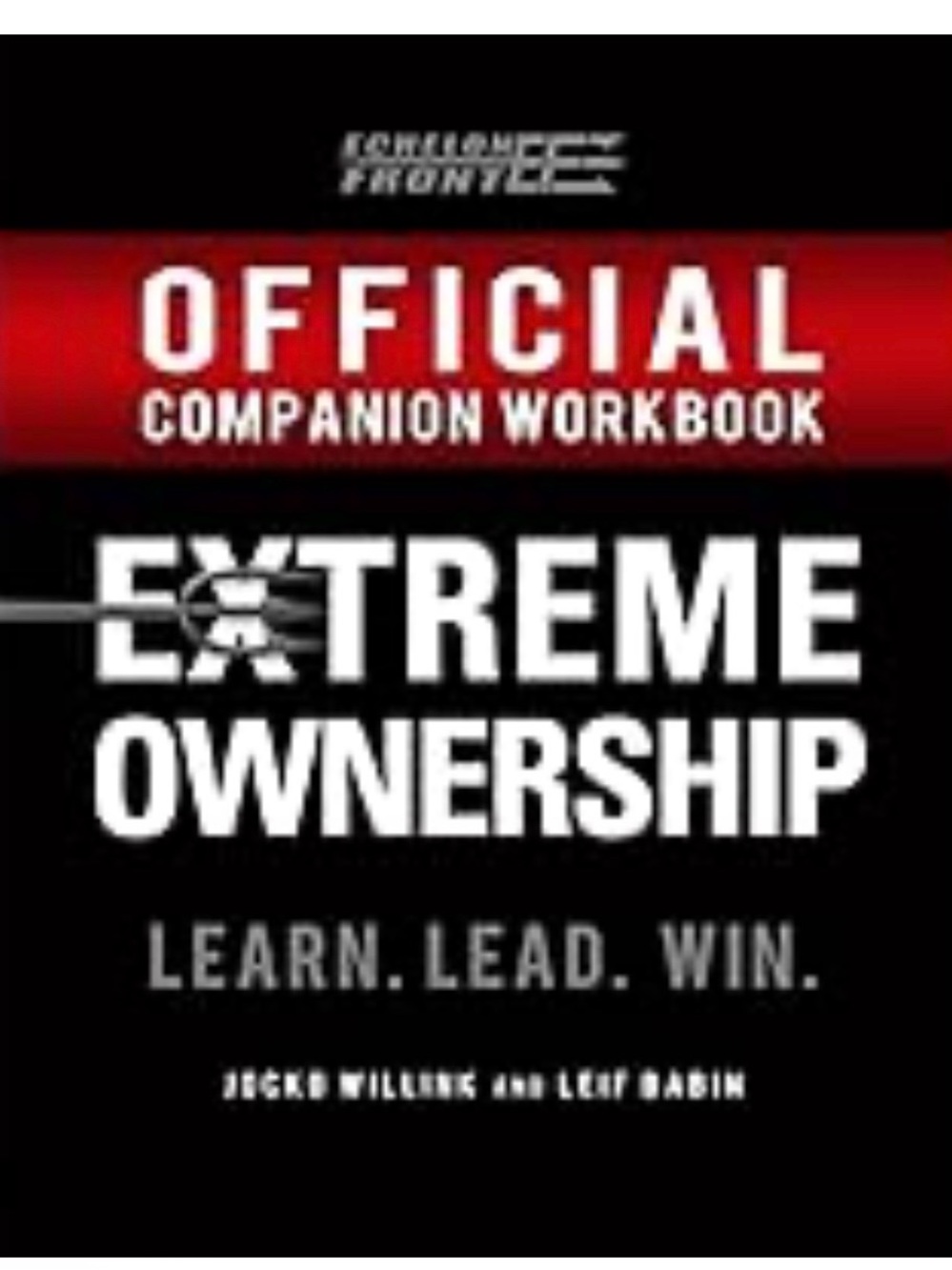 Extreme Ownership Official Companion Workbook - Black and Red